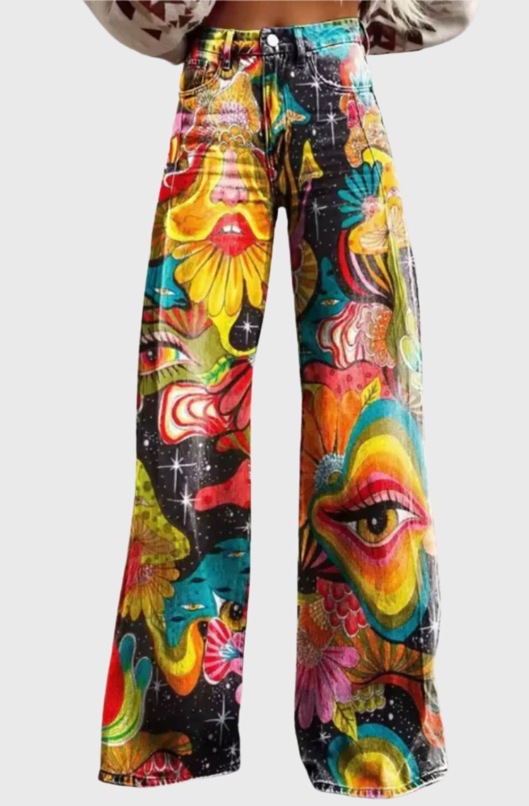 Jaylani™ | Boho Wide-Leg Trousers