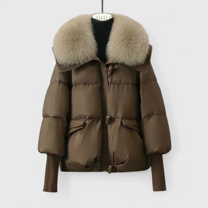 Zya™ | Faux Fur Collar Winter Jacket