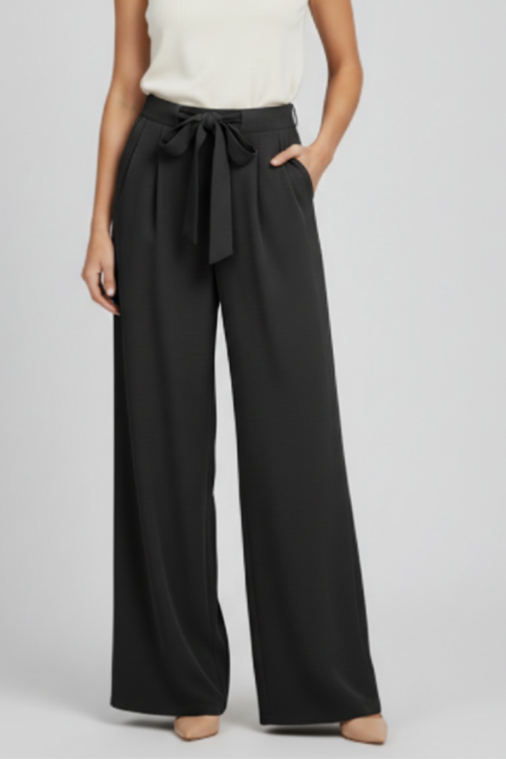 Celestine™ | Drawstring Palazzo Trousers
