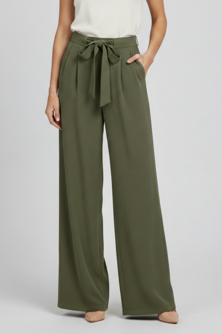 Celestine™ | Drawstring Palazzo Trousers