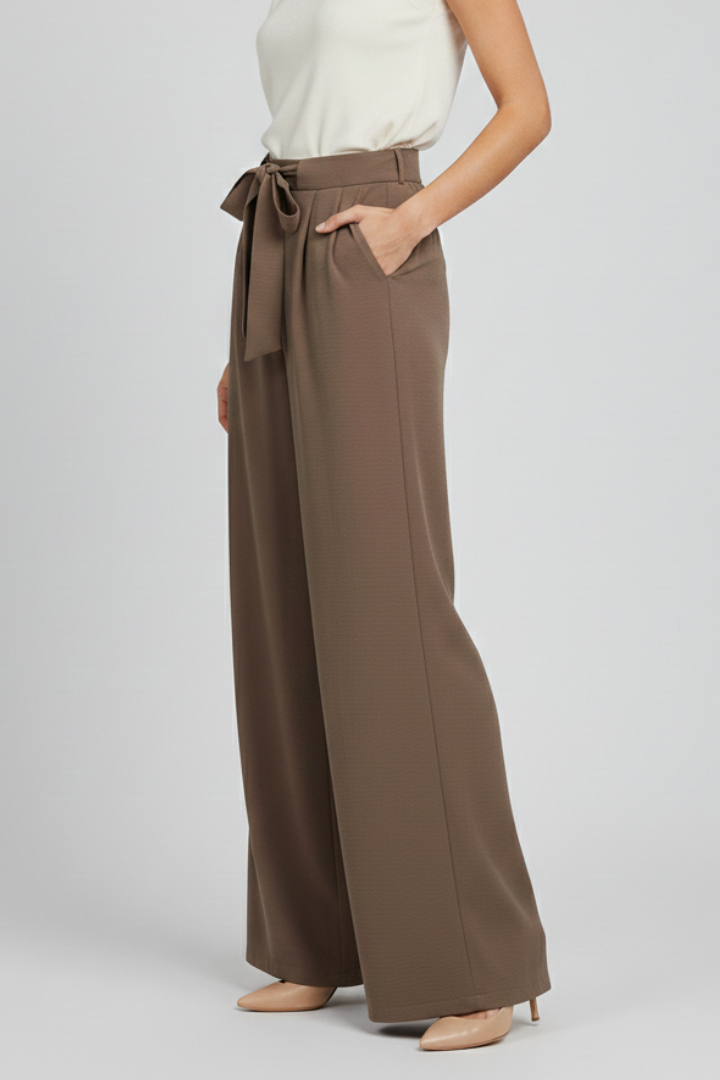 Celestine™ | Drawstring Palazzo Trousers