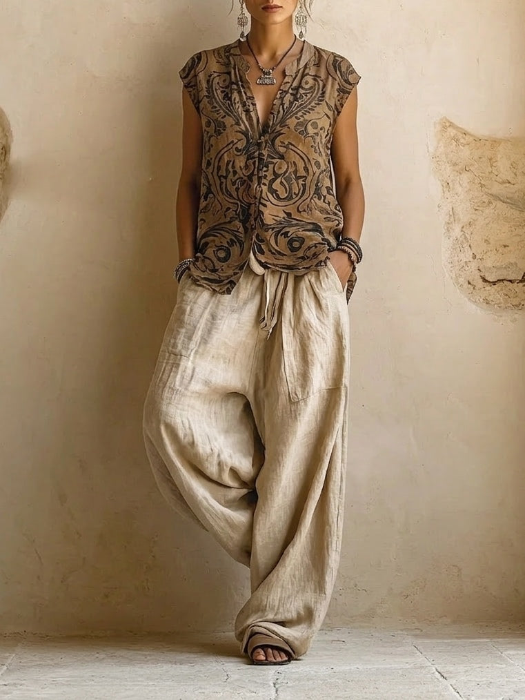 Natural™ | Premium Cotton and Linen Blend 3-Piece Set