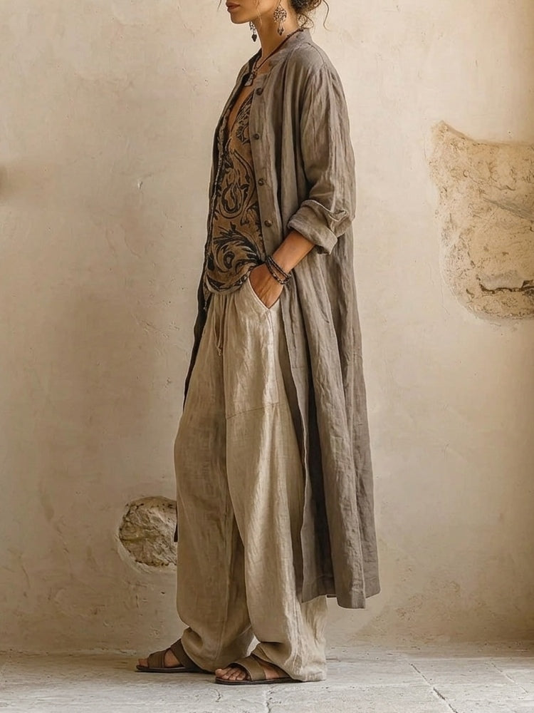 Natural™ | Premium Cotton and Linen Blend 3-Piece Set