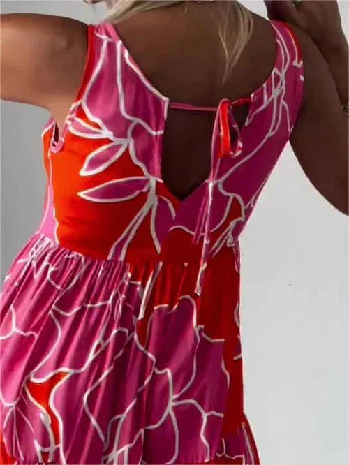 Aveline | Stylish Floral Pattern Dress