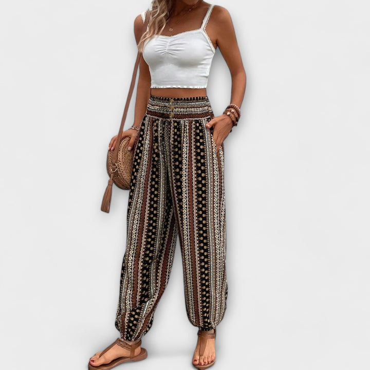 Elowen™ | Ethnic Print Pants