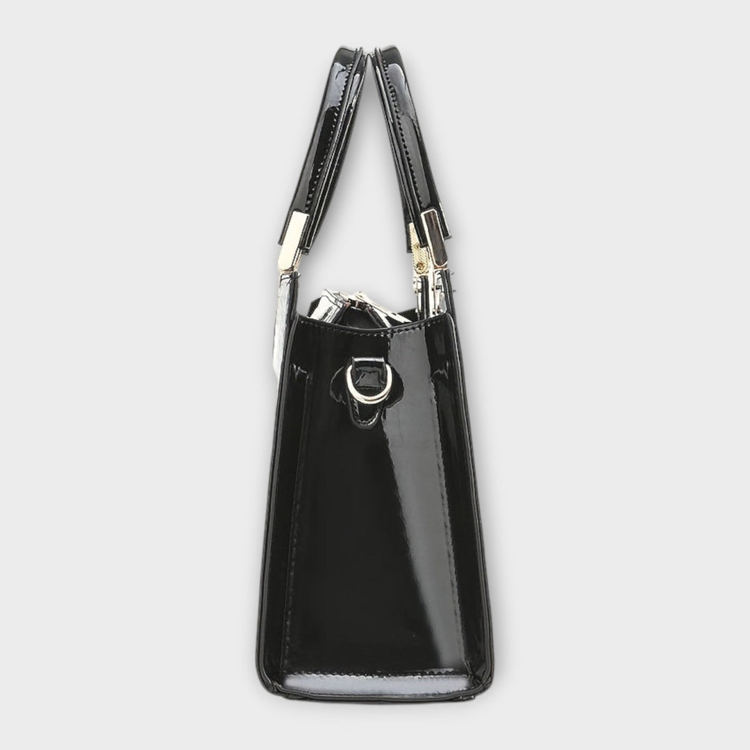 Erain - Shiny crocodile leather bag