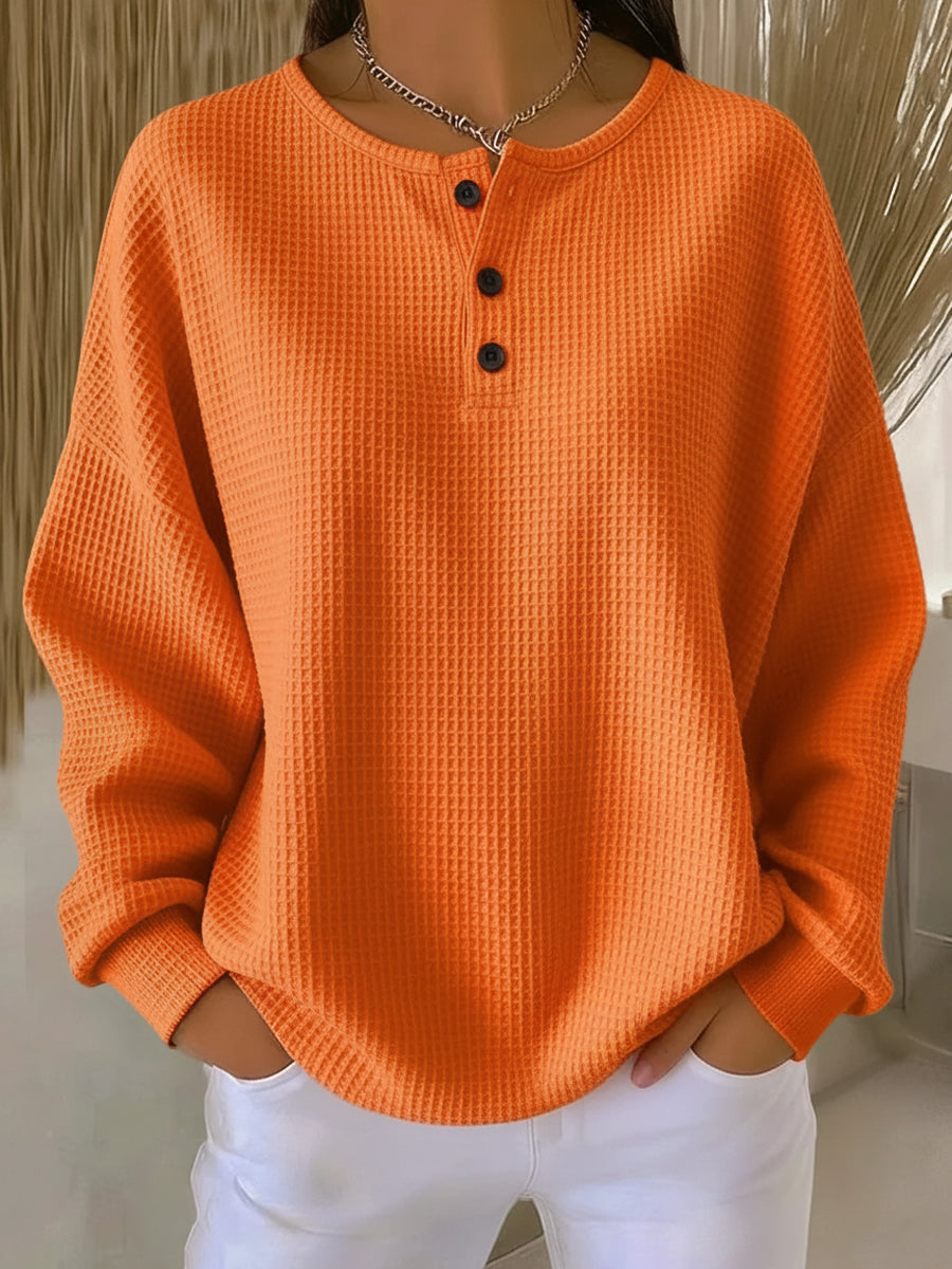 Annelie™ | Stylish, casual Henley top