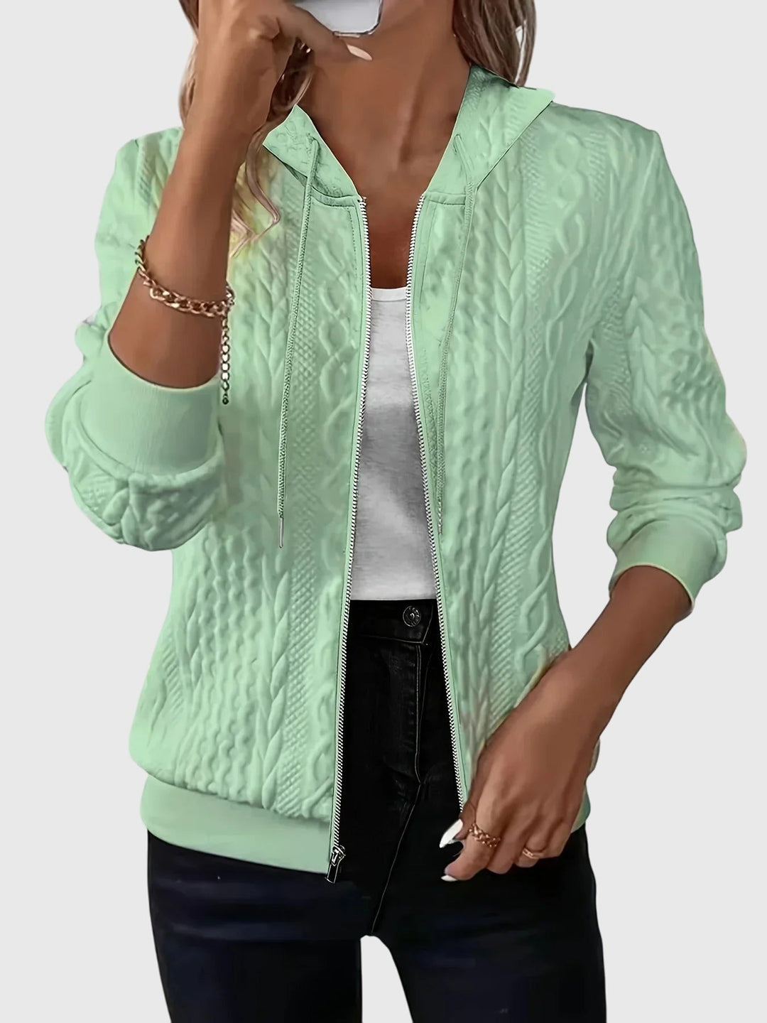Lena™ | Hoodie with zipper