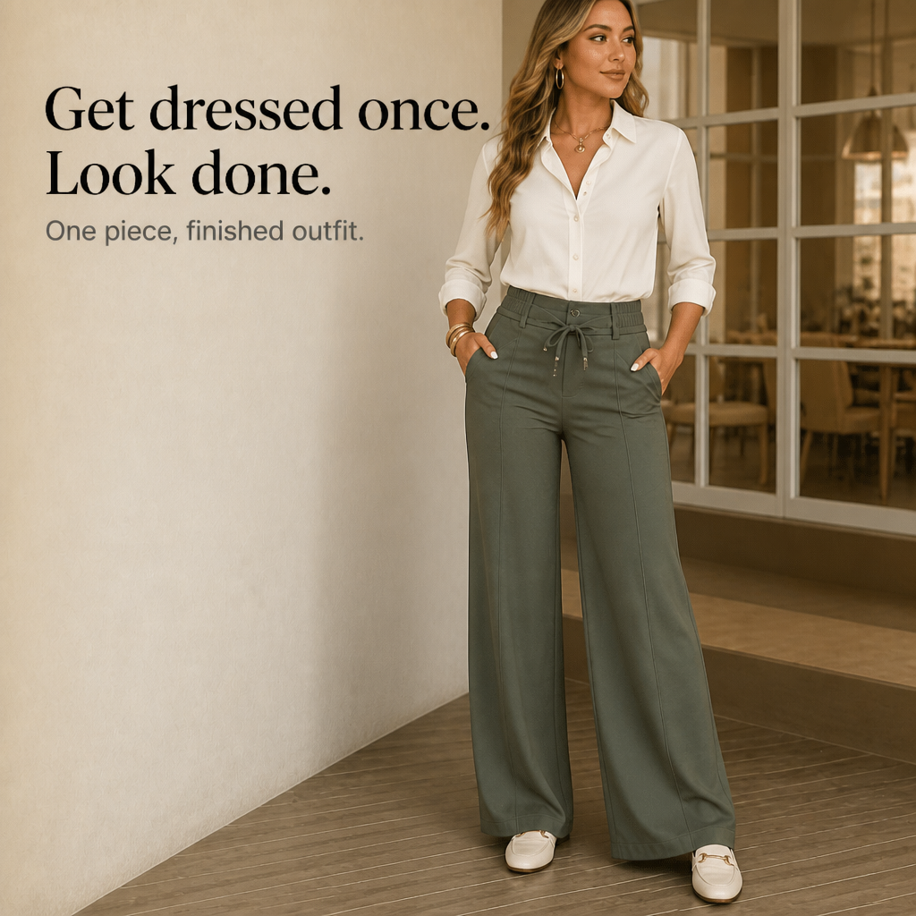 Farline™ | Wide-Leg Cargo Pants