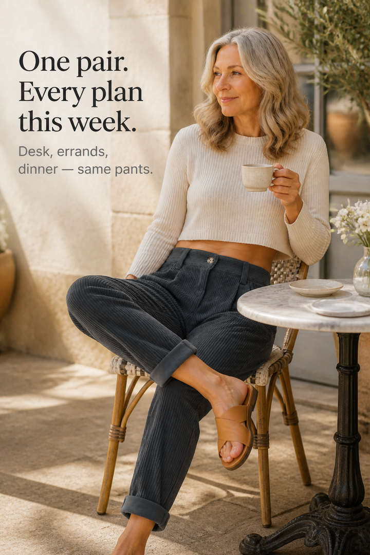 Linelle™ | Pleated Wide-Leg Trousers