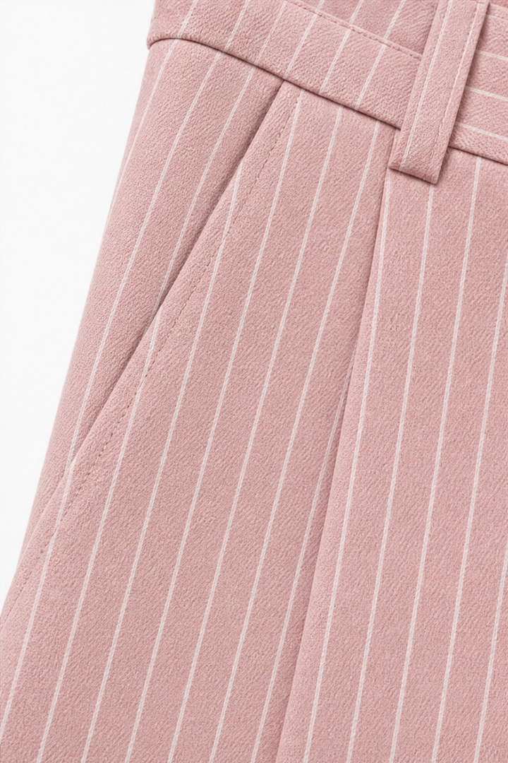 Nerys™ | Pinstripe Wide-Leg Trousers