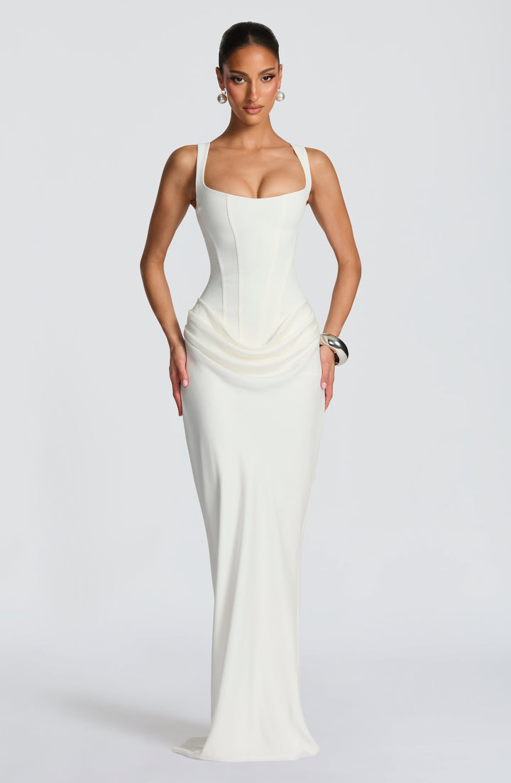 Leonor ❘ Maxi dress with square neckline