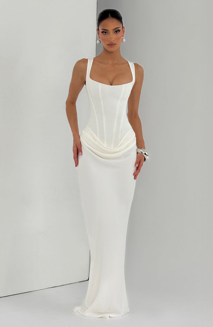 Leonor ❘ Maxi dress with square neckline