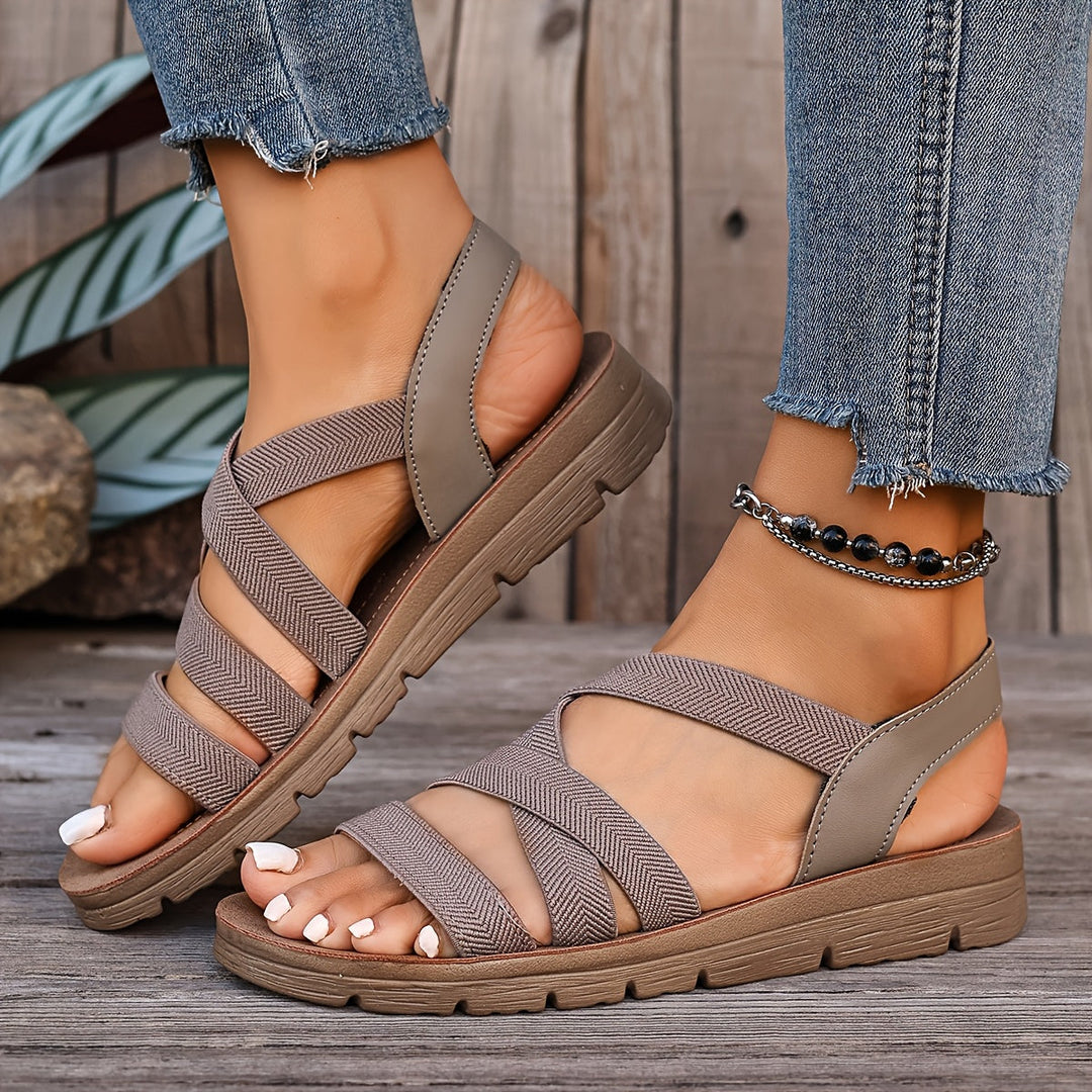 Ruth | Comfortable Support Strap Sandals with Stable Sole