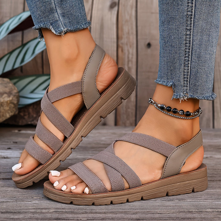 Ruth | Comfortable Support Strap Sandals with Stable Sole