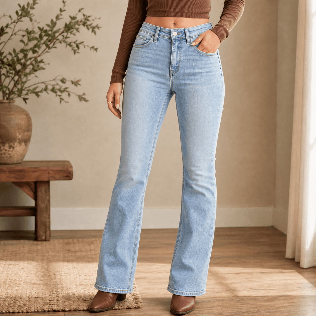 Denalia™ | Tummy-Smoothing Bootcut Jeans