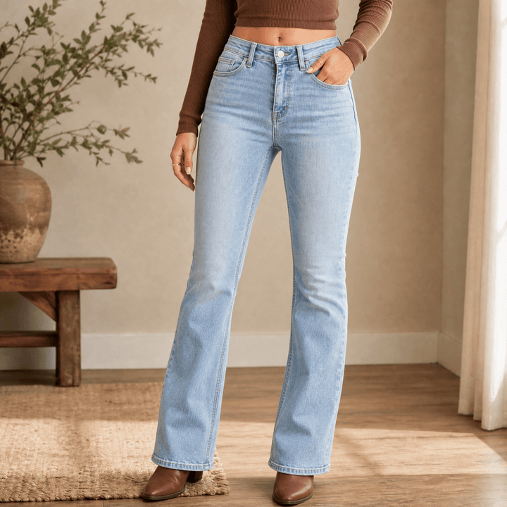 Denalia™ | Tummy-Smoothing Bootcut Jeans