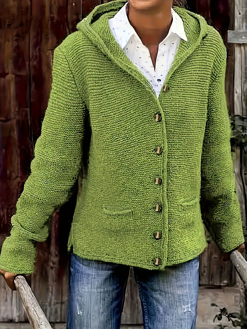 Gladys | Long-Sleeves Cardigan Hoodie