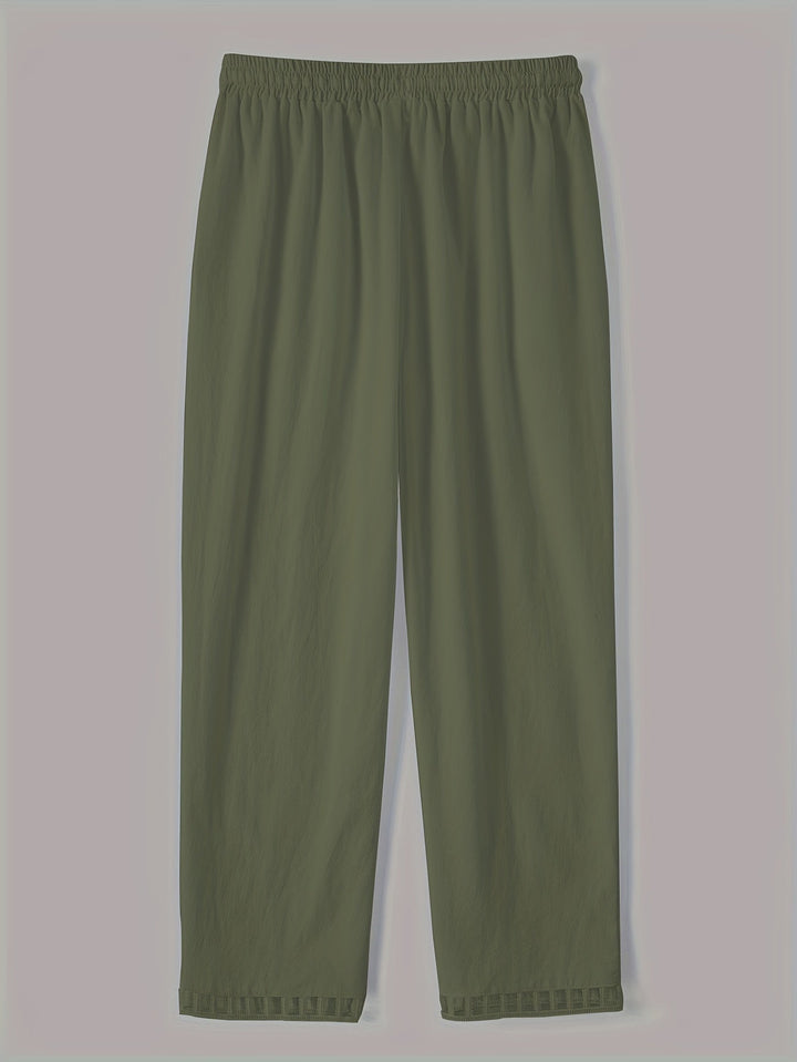 Willa™ | Cropped Contrast-Trim Pants
