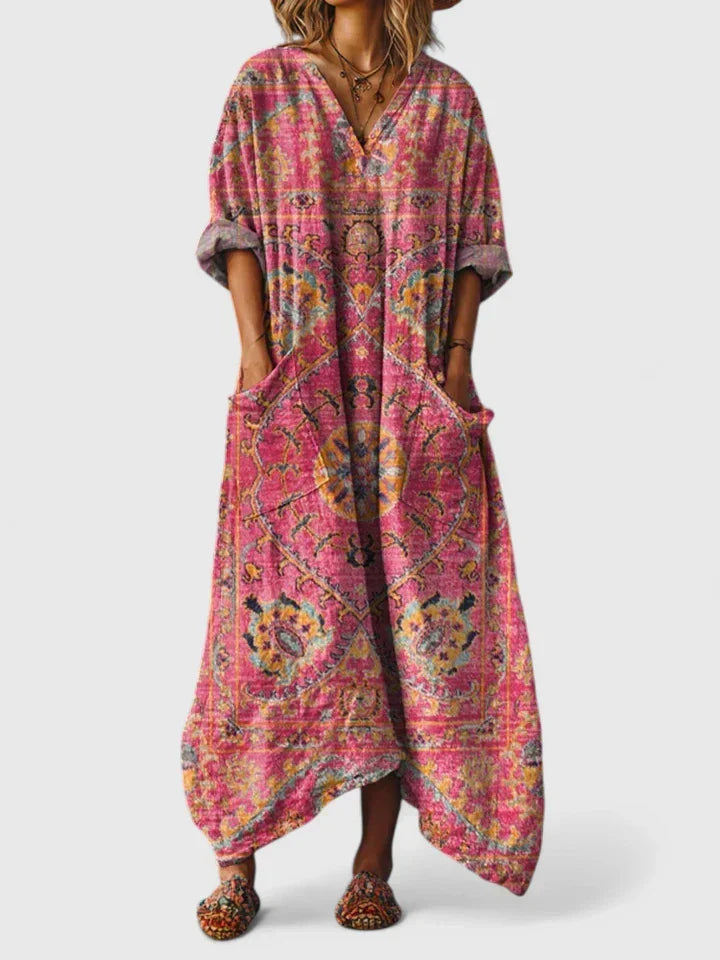 Marinthe – Dress with V-neck