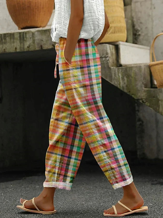 Zenaria™ | Checkered Comfort Pants