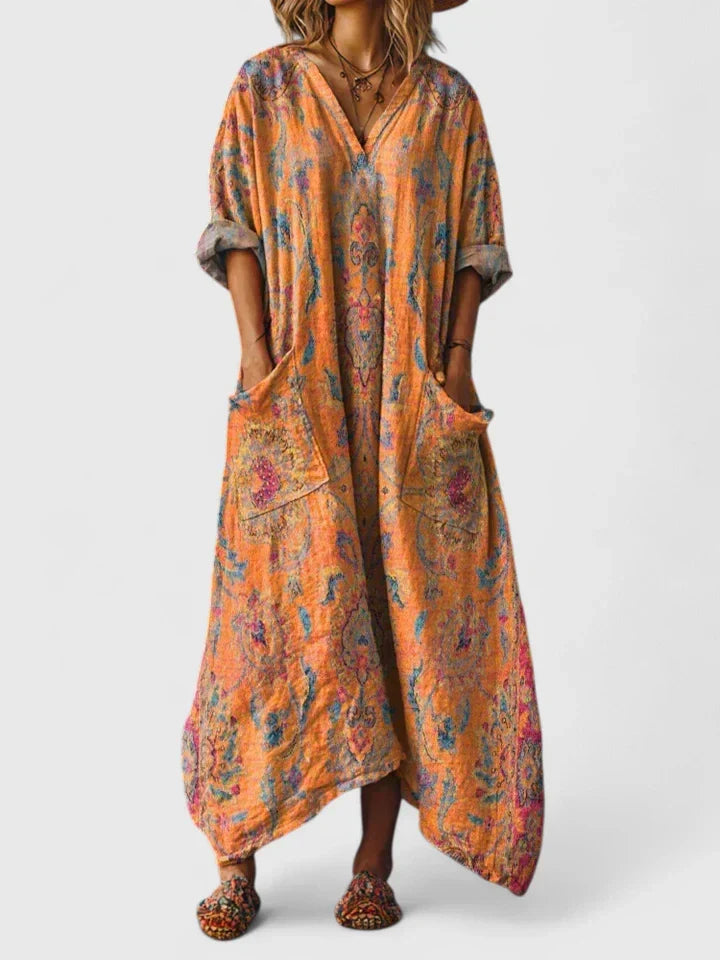 Marinthe – Dress with V-neck