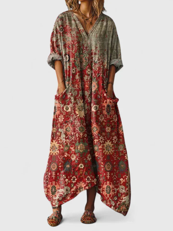 Marinthe – Dress with V-neck