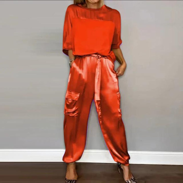 Elaine | Silky Satin Set