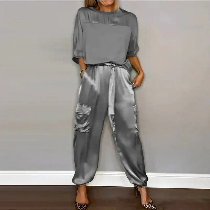 Elaine | Silky Satin Set