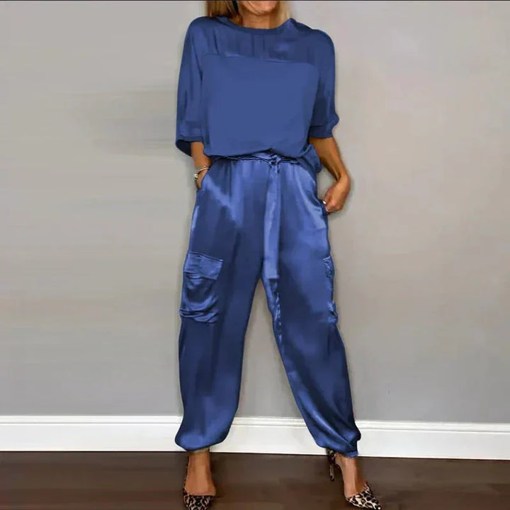 Elaine | Silky Satin Set