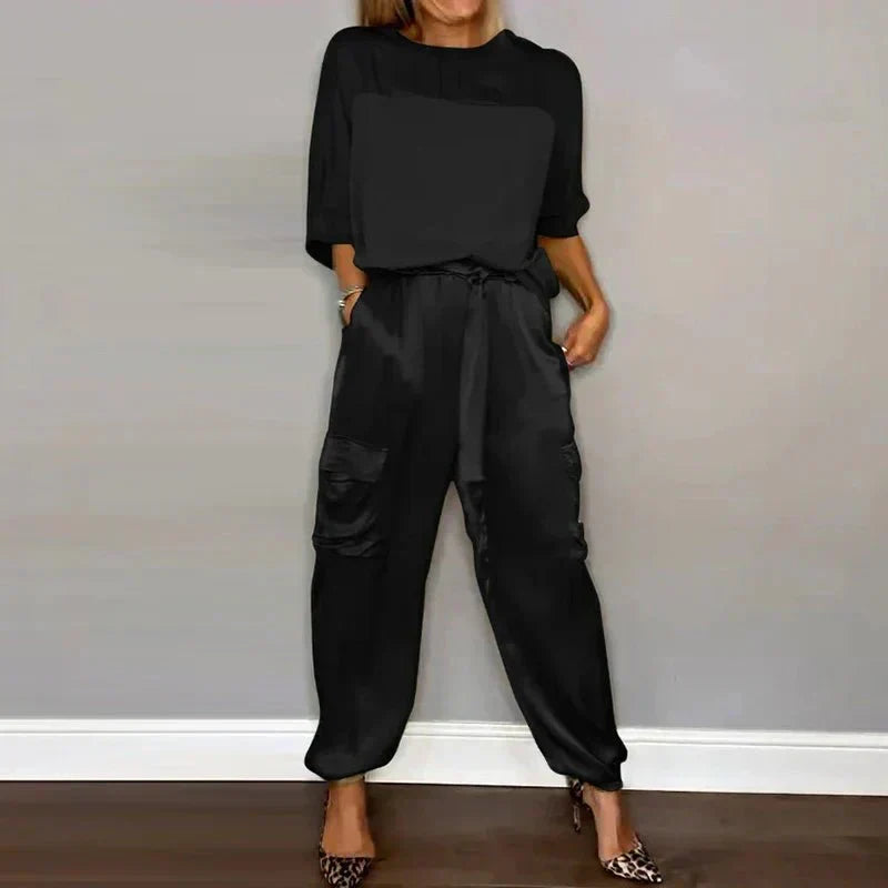 Elaine | Silky Satin Set