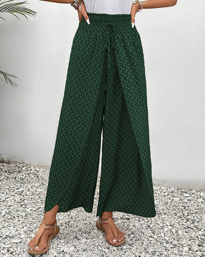 Lunetta™ | Printed Wide-Leg Trousers