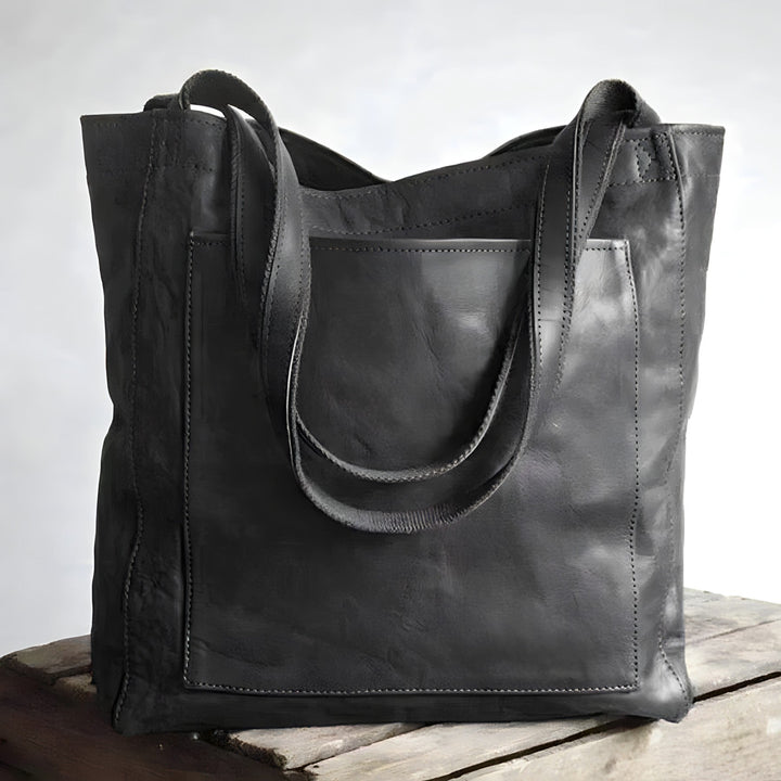 Carol™ | Modern Chic Leather Tote Bag