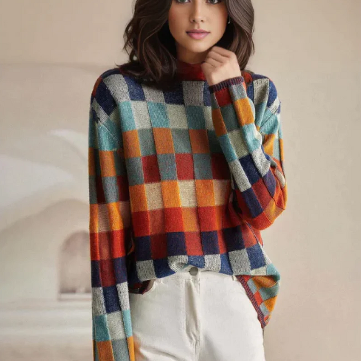 MIA™ | Retro Plaid Sweater