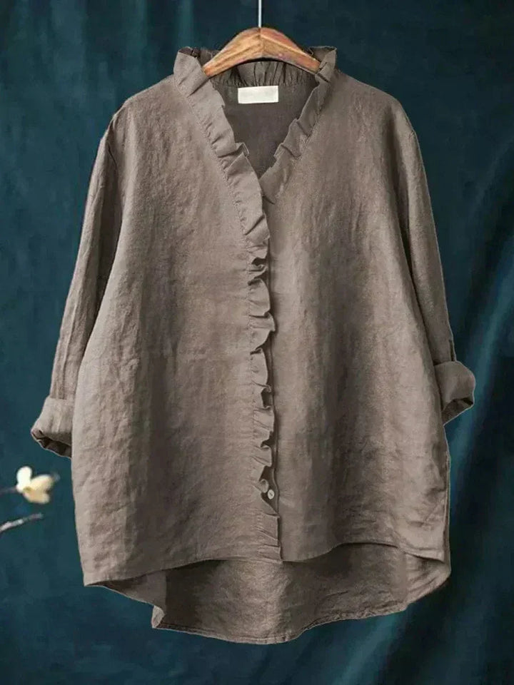 Eline | Elegant Linen Blouse