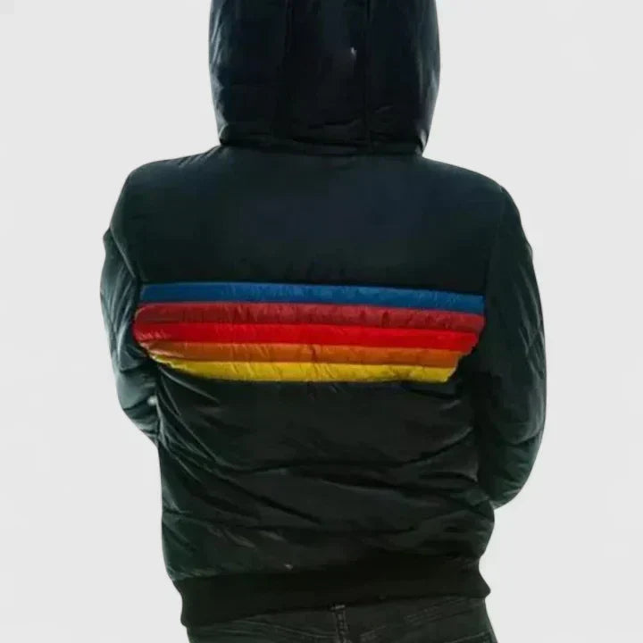 Serenyanna™ | Retro Striped Padded Jacket