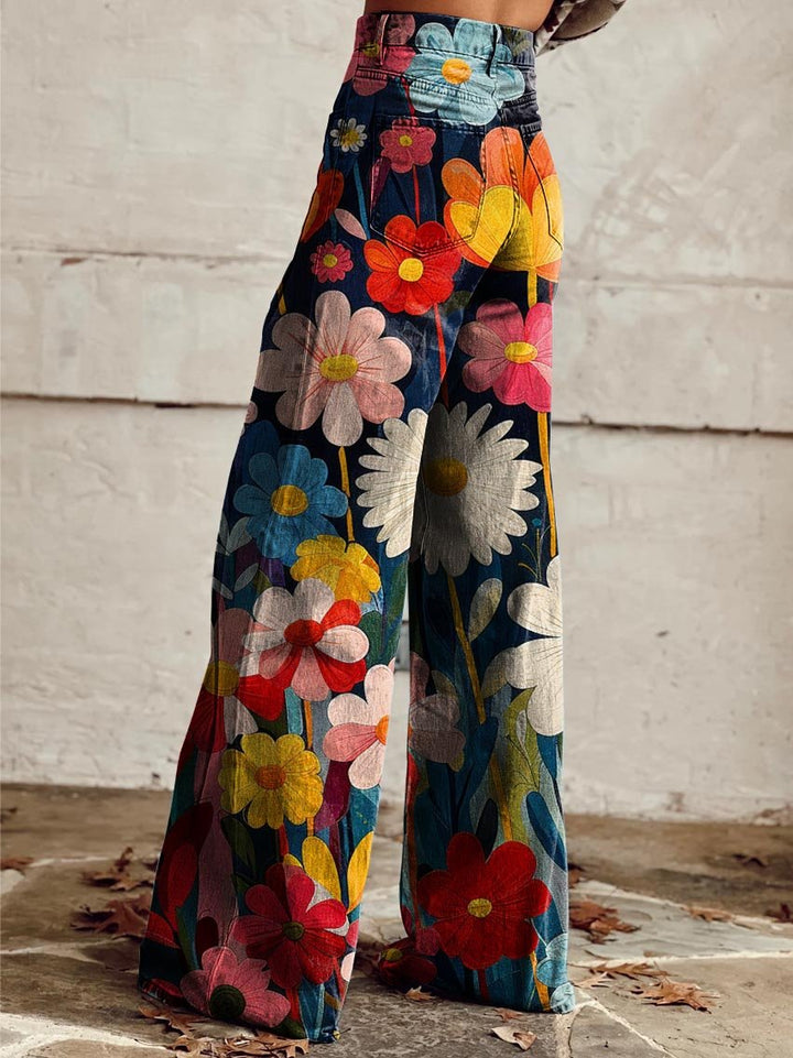 Corvina™ | Floral Wide-Leg Pants