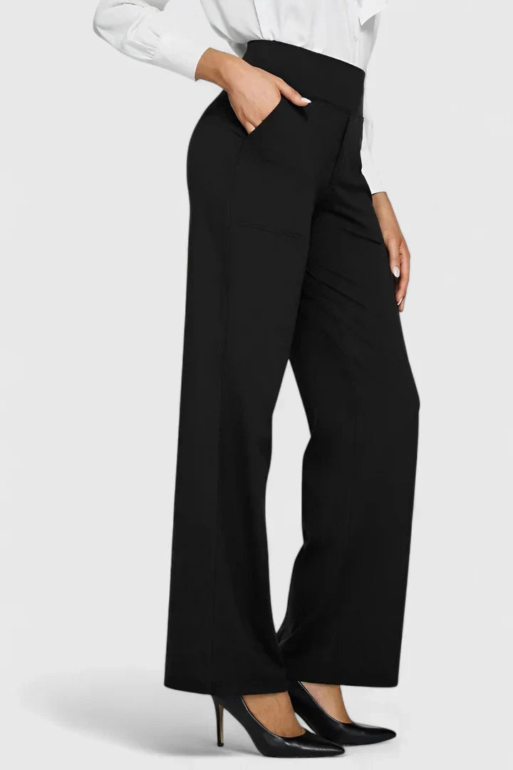 Amie™ | Elegant Straight-Leg Pants