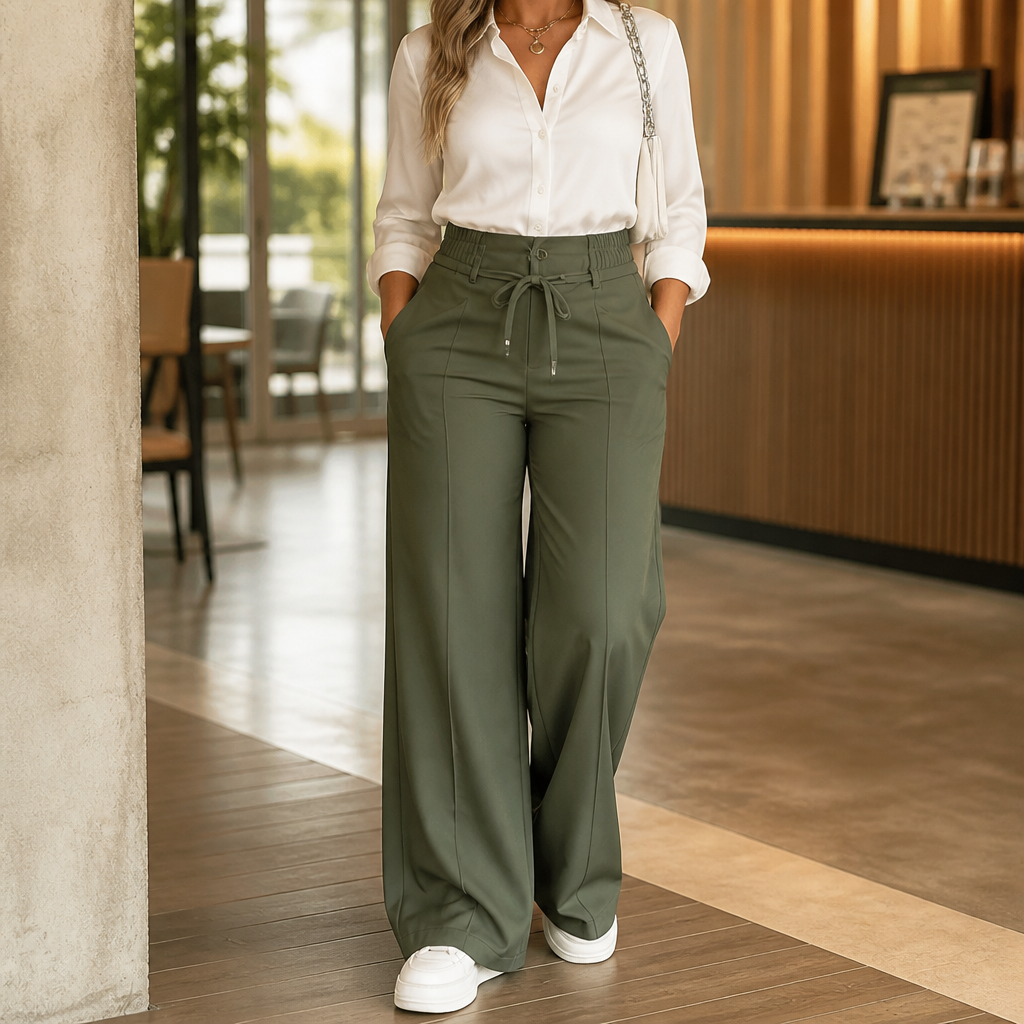 Farline™ | Wide-Leg Cargo Pants