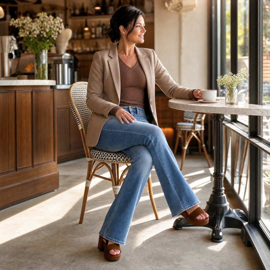 Denalia™ | Tummy-Smoothing Bootcut Jeans