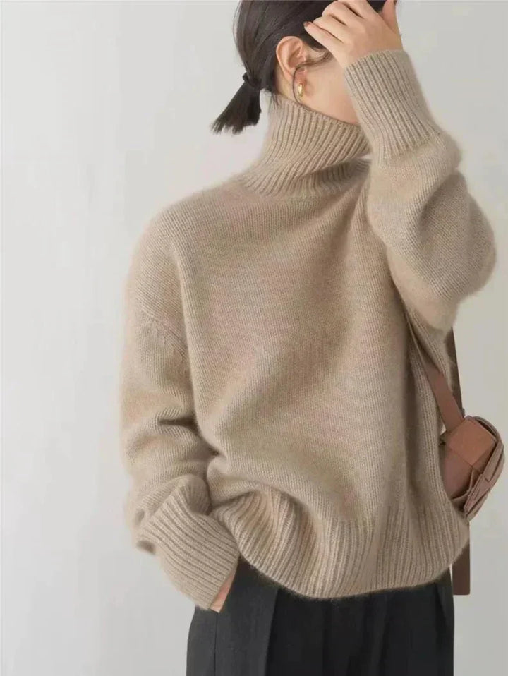 Lisette | Turtleneck Cashmere Sweater