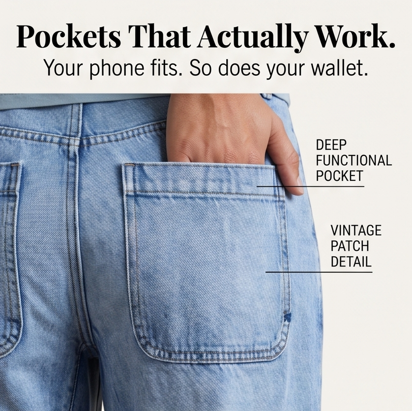 Lumière™ | Cropped Barrel Jeans
