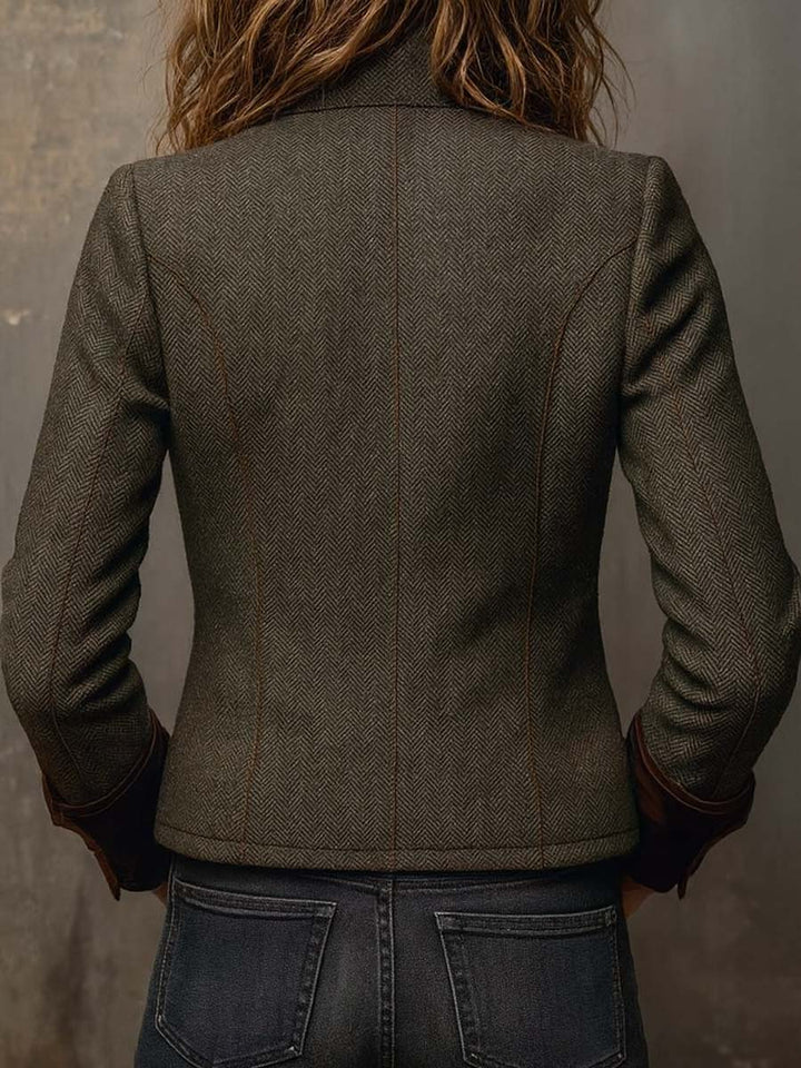 Zylenna™ | Herringbone Tailored Jacket