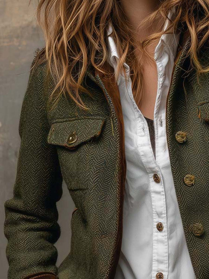 Zylenna™ | Herringbone Tailored Jacket