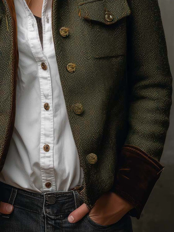 Zylenna™ | Herringbone Tailored Jacket