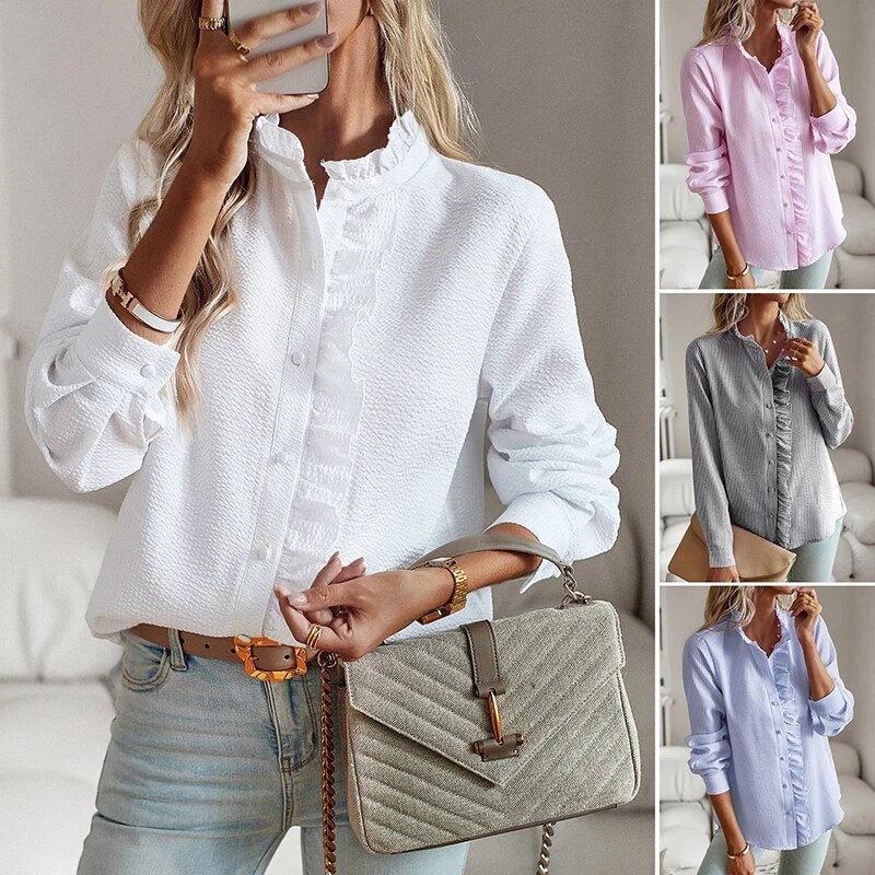 SHERIEL - ELEGANT COMFORTABLE BLOUSE