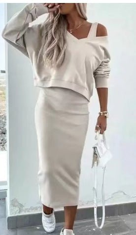 Sabrina | Elegant Dress with Sweater