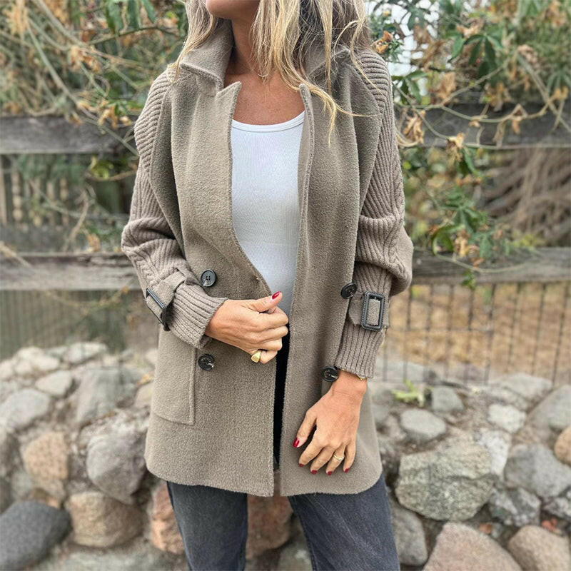Vaesa™ | Double-Breasted Lapel Coat