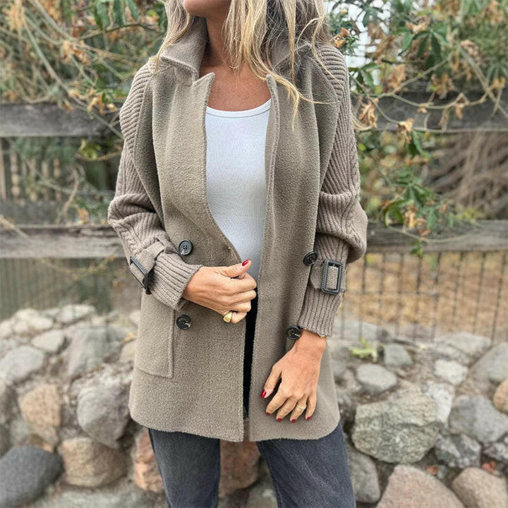 Vaesa™ | Double-Breasted Lapel Coat