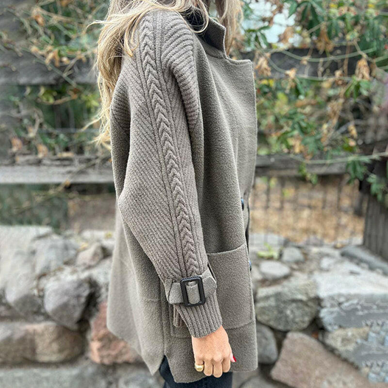 Vaesa™ | Double-Breasted Lapel Coat
